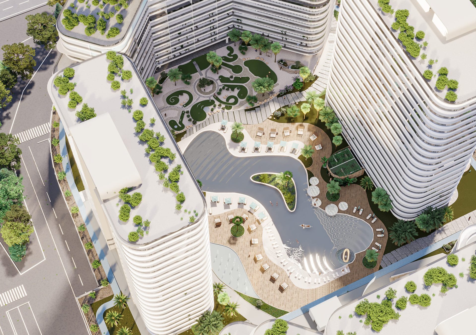 Central Downtown by Aqua